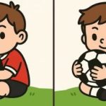 Super IQ test: najděte 3 rozdíly na obrázku chlapce s míčem za 49 s Super IQ test: najděte 3 rozdíly na obrázku chlapce s