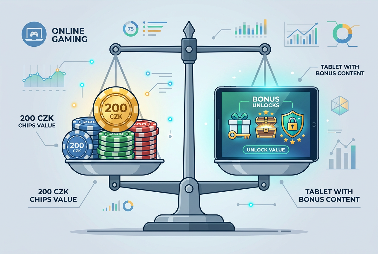 Struktura bankrollu pro nízké vklady pro online casino s vkladem 200 CZK