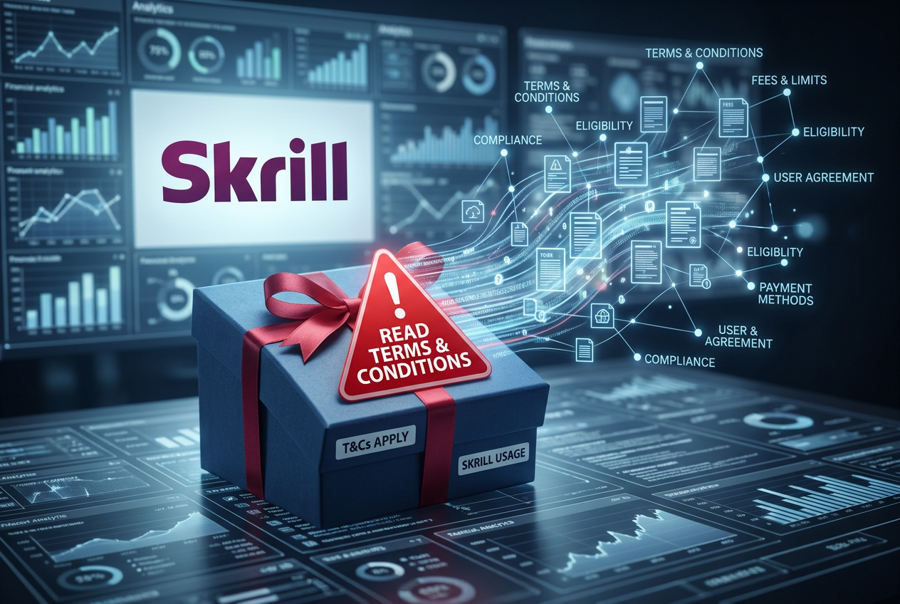 Varování ohledně bonusových podmínek u plateb Skrill